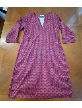 Katherine Way Geometric Pattern Dress Size Large